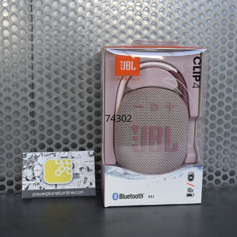 JBL Clip 4 Rosa - Alto-falante Bluetooth - Item1