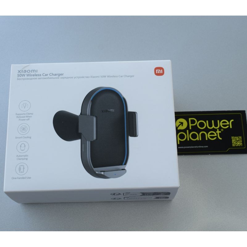 Xiaomi 50W Wireless Car Charger Noir - Chargeur de Voiture Sans Fil - Ítem1