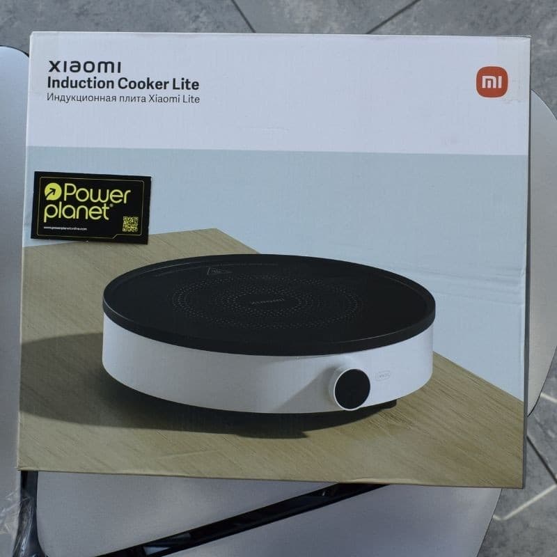 Foto caja real de la Xiaomi Induction Cooker Lite - Placa de Inducción Portátil 2100W