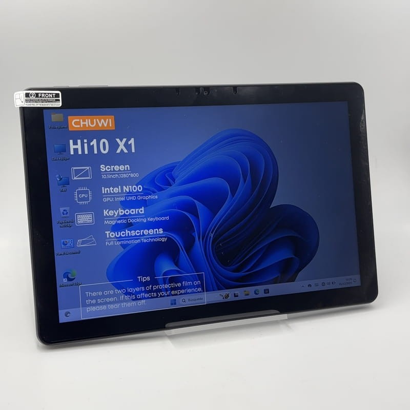 Chuwi Hi10 X1 10.1/8GB/256GB SSD/Win 11 Home Grey - Tablet PC 2 en 1 - Ítem1