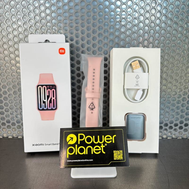 Foto real do conteúdo da caixa da Xiaomi Mi Smart Band 9 Pro Gold – Pulseira de Atividade