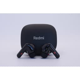 Foto frontal do Xiaomi Redmi Buds 6 Preto com cancelamento de ruído (ANC) - Auriculares Bluetooth com caixa de carregamento