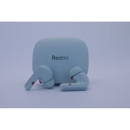 Foto frontal real do Xiaomi Redmi Buds 6 Green com cancelamento de ruído (ANC) - Auriculares Bluetooth