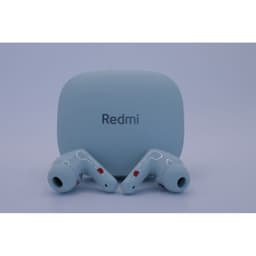 Foto frontal com o Xiaomi Redmi Buds 6 Green com cancelamento de ruído (ANC) - Auriculares Bluetooth