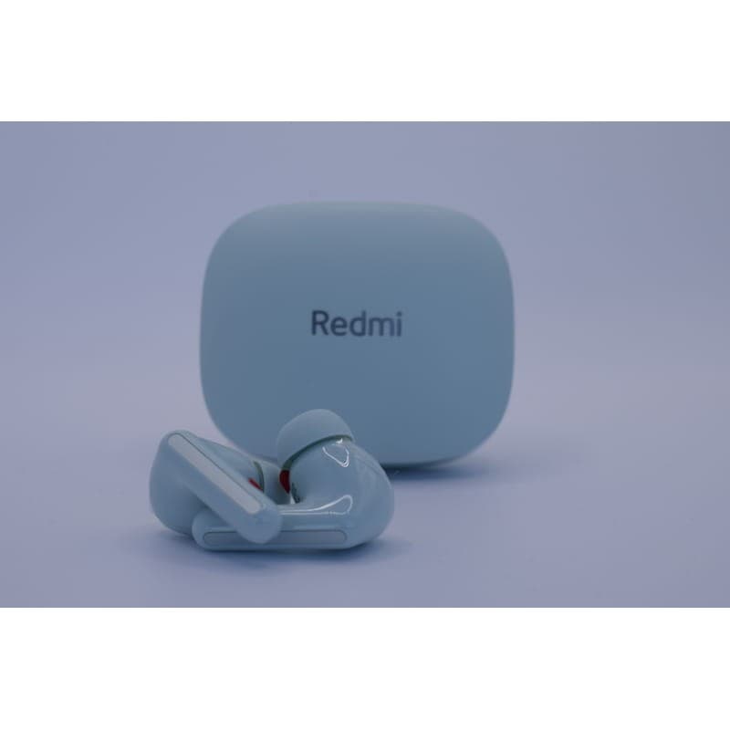 Foto real superior com o Xiaomi Redmi Buds 6 Green com cancelamento de ruído (ANC) - Auriculares Bluetooth