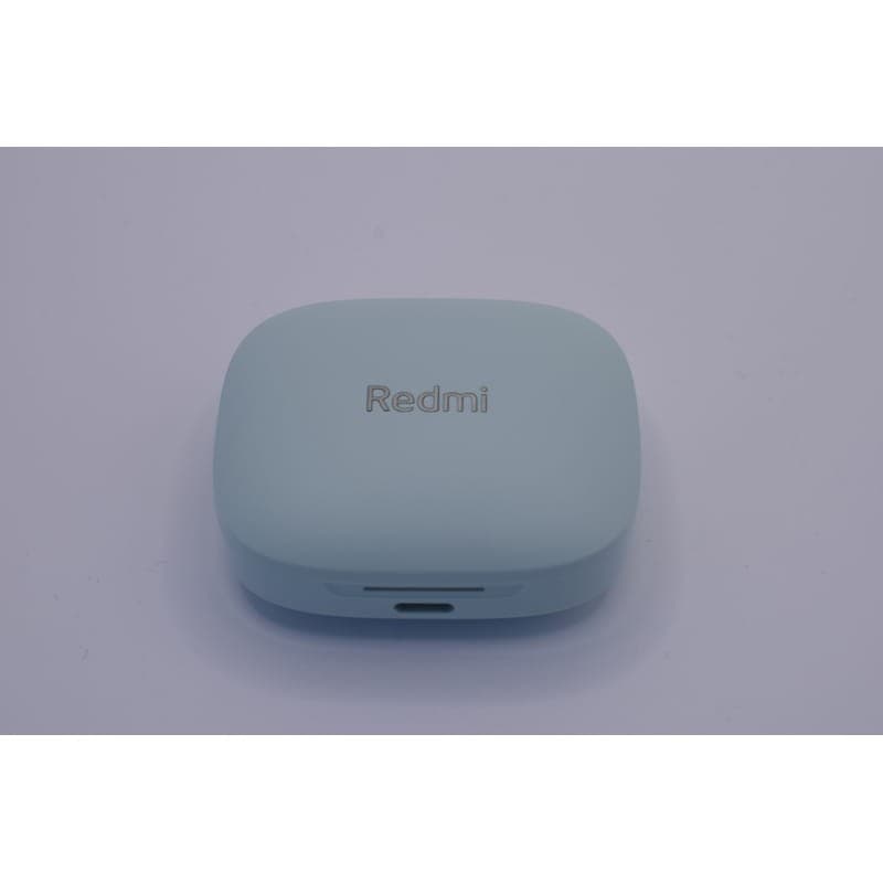 Foto real da caixa de carregamento do Xiaomi Redmi Buds 6 Verde com cancelamento de ruído (ANC) - Auriculares Bluetooth