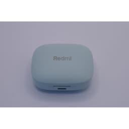 Foto real da caixa de carregamento do Xiaomi Redmi Buds 6 Verde com cancelamento de ruído (ANC) - Auriculares Bluetooth