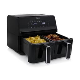 Tristar FR-9040 Double 2700 W 8 L Black - Fritadeira de ar quente com batatas assadas e frango