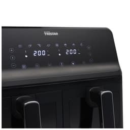 Tristar FR-9040 Double 2700 W 8 L Black - Detalhe do ecrã da fritadeira