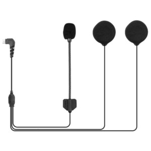 Auriculares para Intercomunicador Freedconn D6 Hi Res con Micrófono Negro