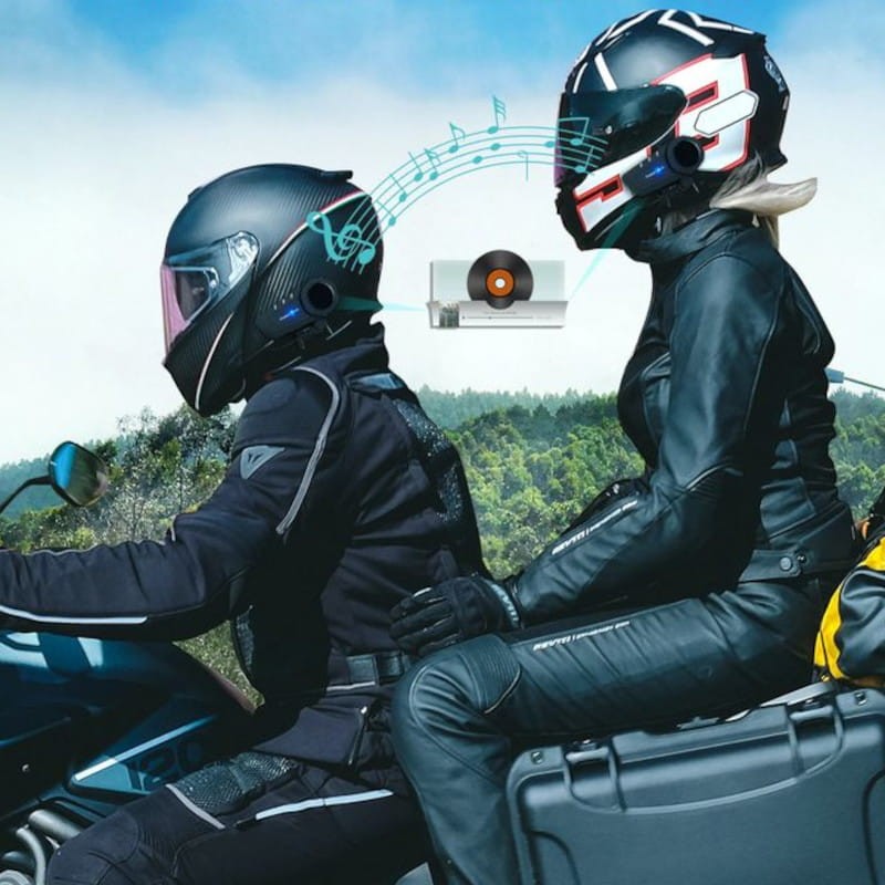 Conversa simultânea de condutores FreedConn KY PRO Mesh 6 – Intercomunicador de moto - Item3