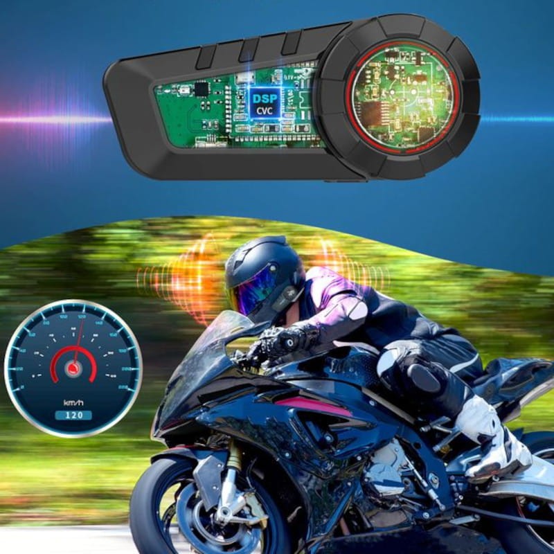 Conversa simultânea de condutores FreedConn KY PRO Mesh 6 – Intercomunicador de moto - Item5