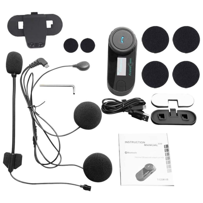 Intercomunicador para Moto FreedConn T-COM SC Inalámbricos Bluetooth Negro - Ítem2