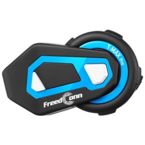 Interphone pour Moto FreedConn T-MAX Pro Sans Fil Bluetooth Bleu