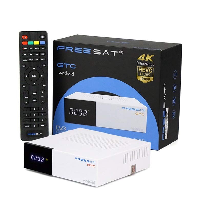Android TV Freesat GTC 2GB/16GB DVB-T2 / S2 / C ISDB-T Android 6.0