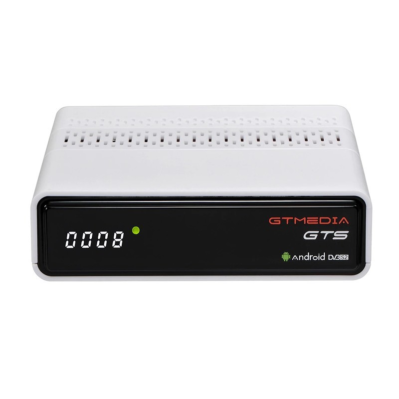 Freesat GTMedia GTS 2GB/8GB Android 6.0 - Receptor Satélite - Android 6.0 - Instalar aplicaciones - Netflix - YouTube - HDR10 - Decodificación H.265 - Reproducción 4K a 60 fps - Receptor Satélite - Mando a Disancia - Bluetooth 4.0 - SoC S905D - 2 USB 2.0