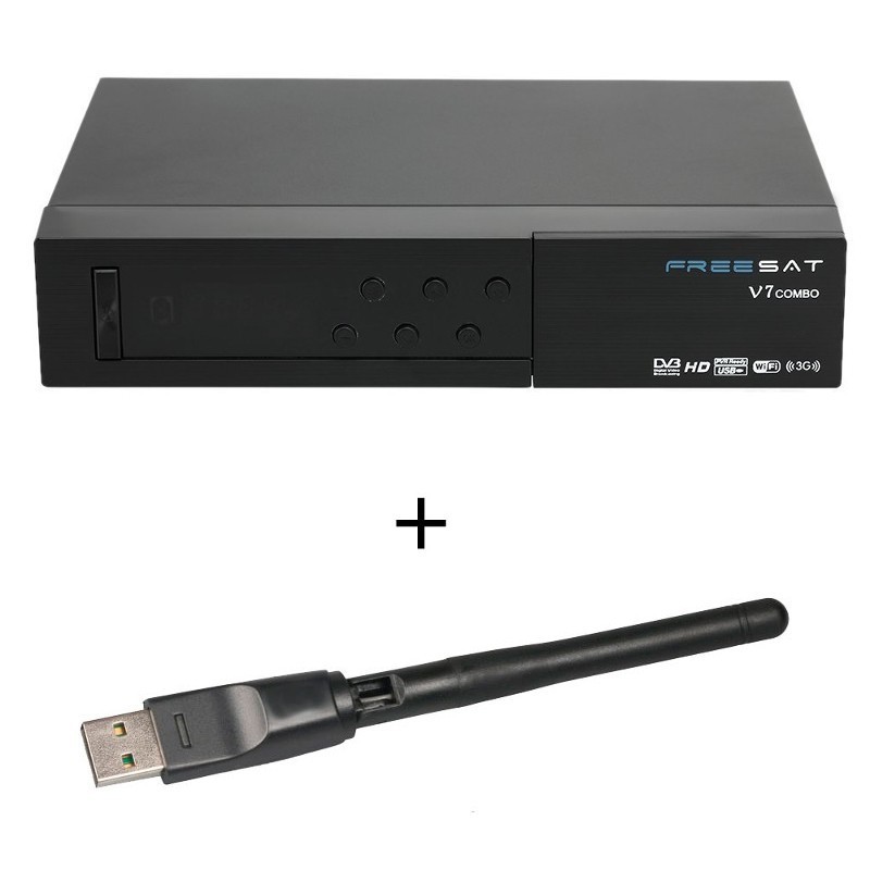 Receptor satélite Freesat V7 Combo