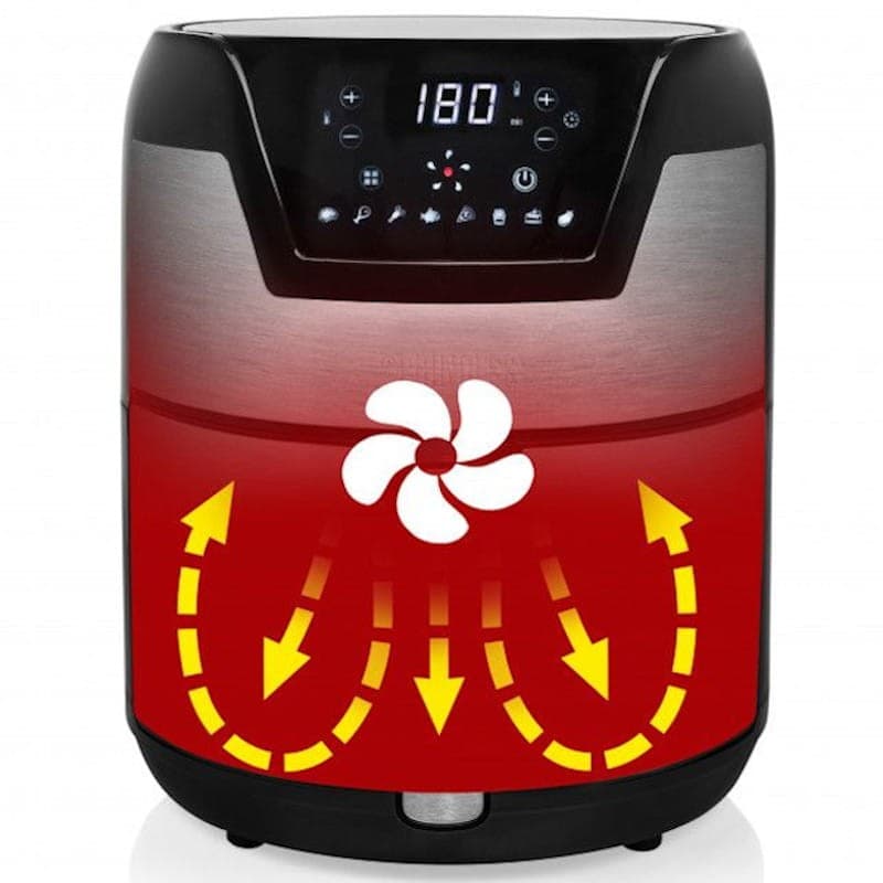Princess 182026 Digital XXL Air Fryer - Sistema de Ar Quente 4,5 L