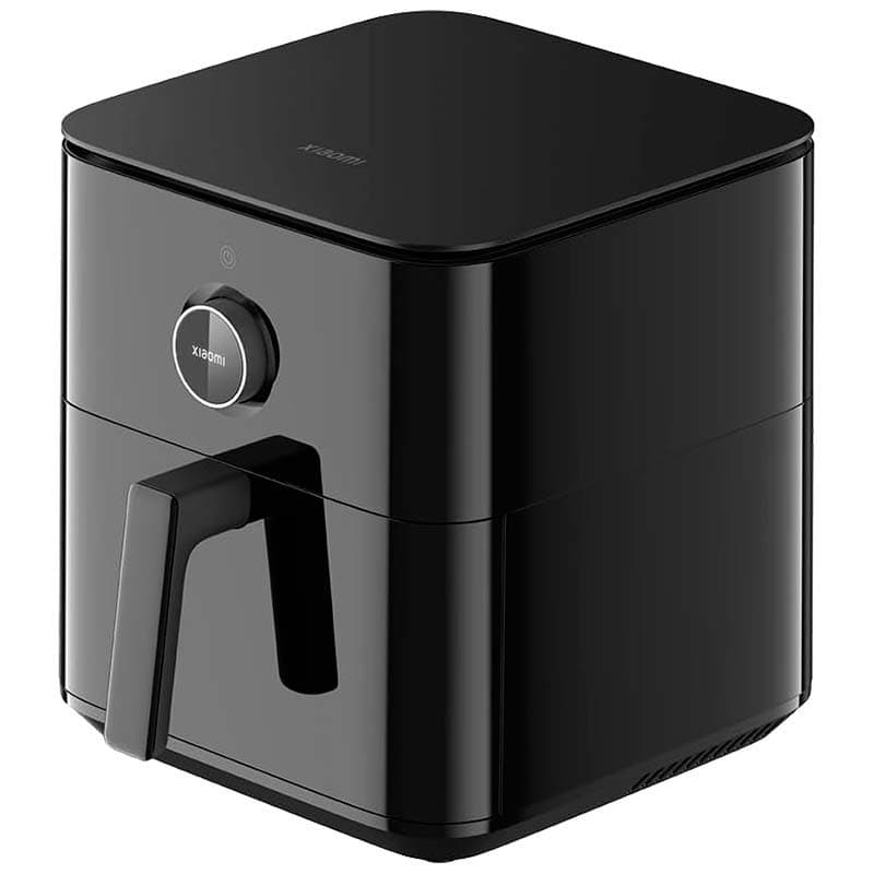 vista frontal y lateral de la Freidora de Aire Xiaomi Smart Air Fryer 6.5L Negro
