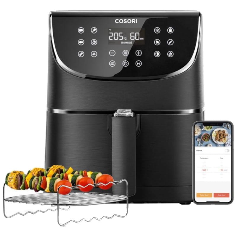 Cosori Smart Air Fryer cs158-af. Умный повар Redmond. Купить смарт шеф