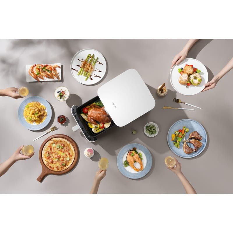 Xiaomi Air Fryer 6.5L fritadeira de ar foto real vista superior
