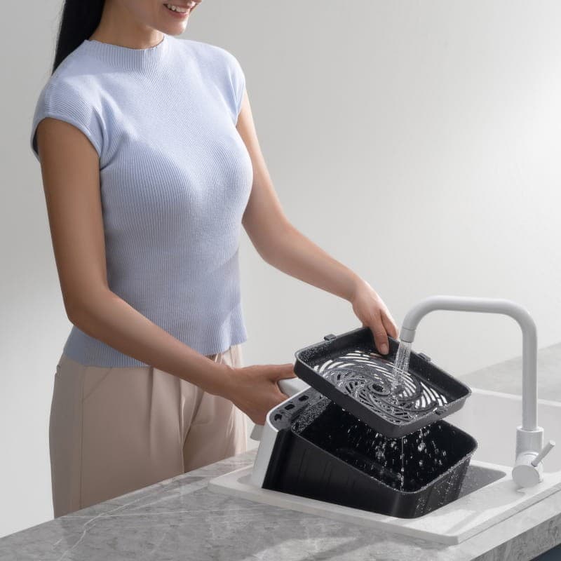 Fritadeira Xiaomi Air Fryer 6.5L Fritadeira de ar de lavagem