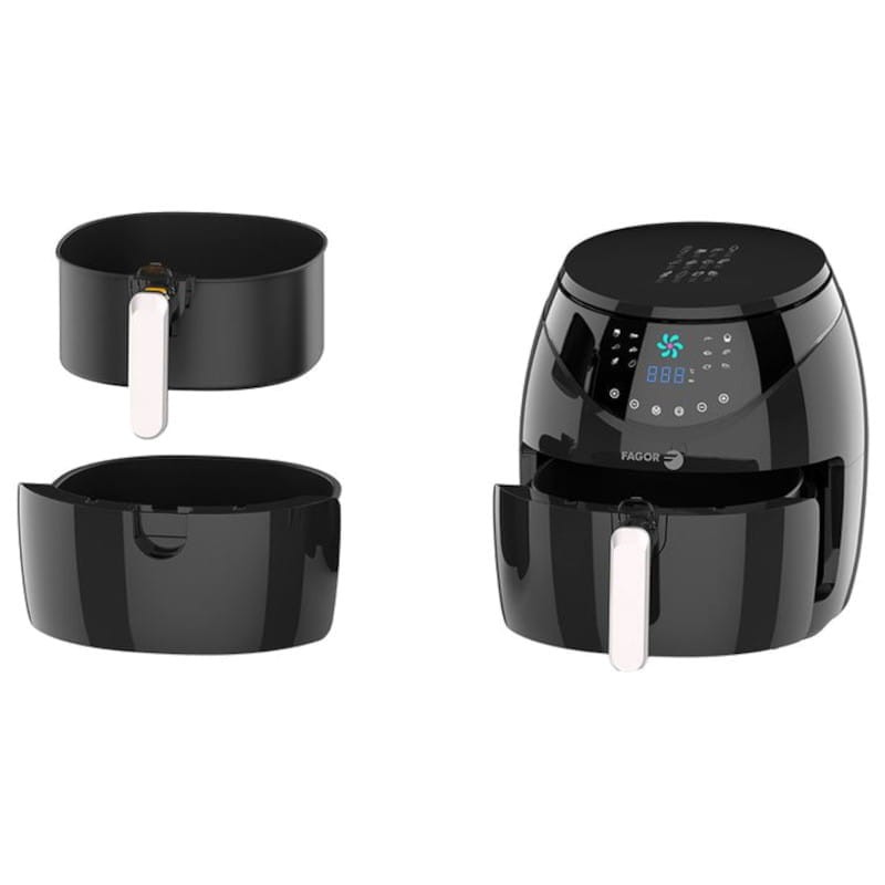 Friteuse d'air Naturfry Fagor 1800W 5.5L Noir - Ítem5