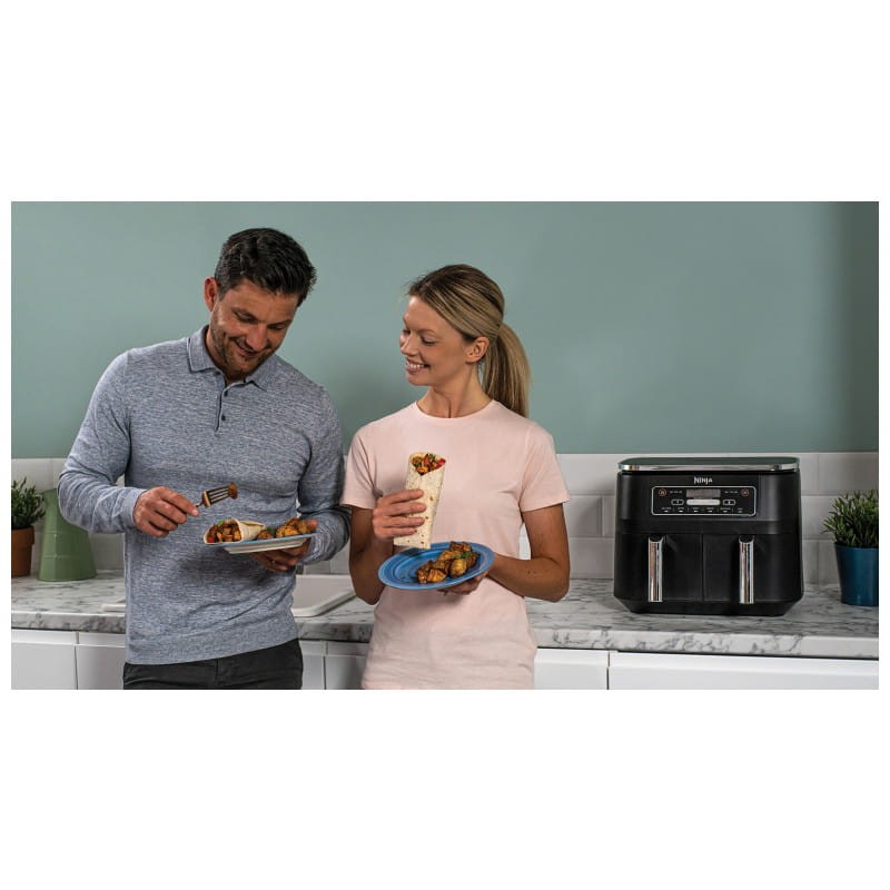 Ninja [AF300EU] Foodi, Friteuse sans Huile Air Fryer Double