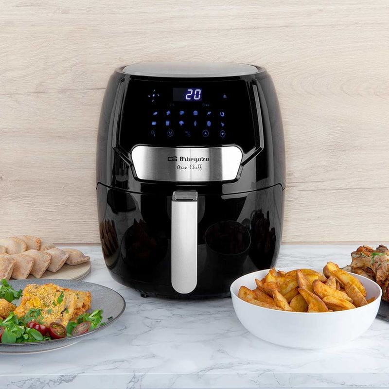 Freidora Orbegozo FDR 65 4 L 1500 W - Freidora de Aire Negro - Ítem3