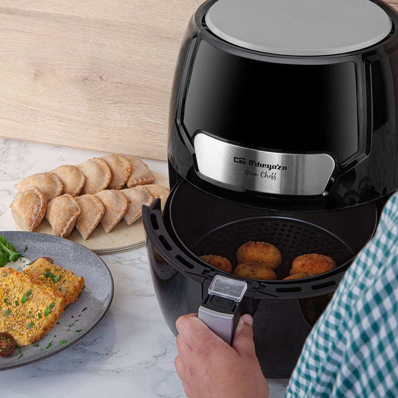 Freidora Orbegozo FDR 65 4 L 1500 W - Freidora de Aire Negro - Ítem4