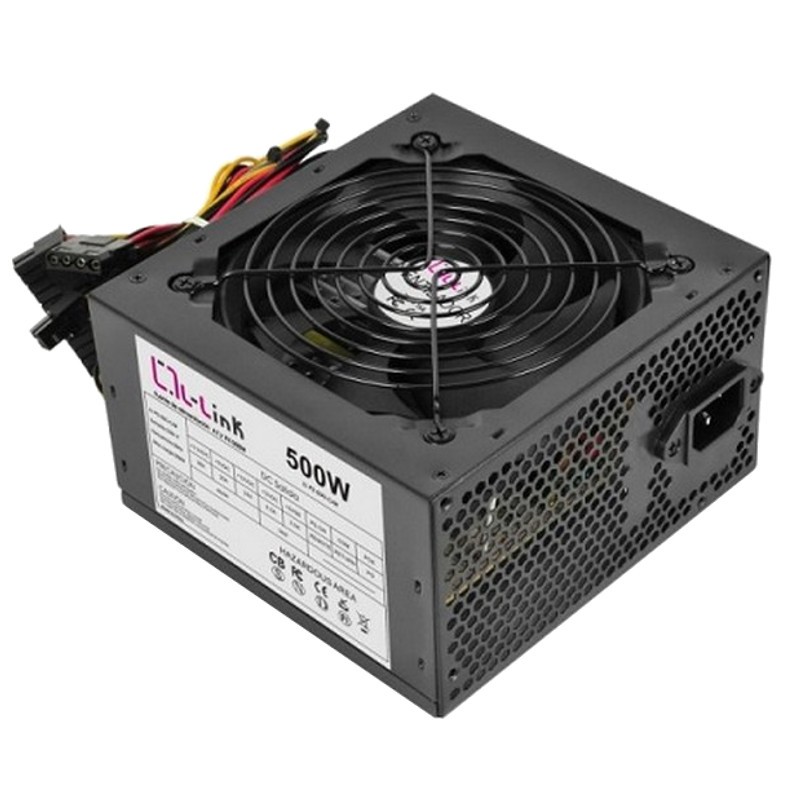 Power Supply 500W L-Link LL-PS-500-CAB Black - Ítem