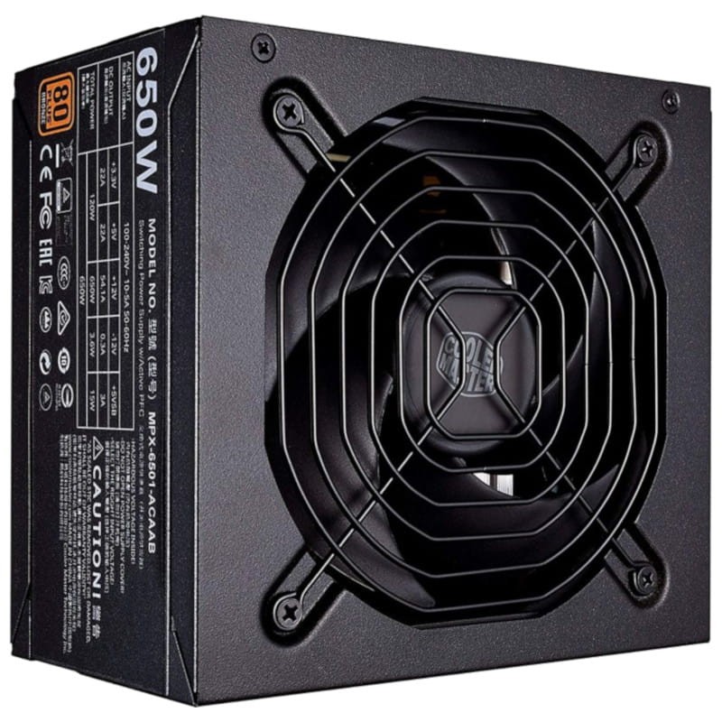 Buy Power Supply 650W Cooler Master MWE 80 Plus Bronze 