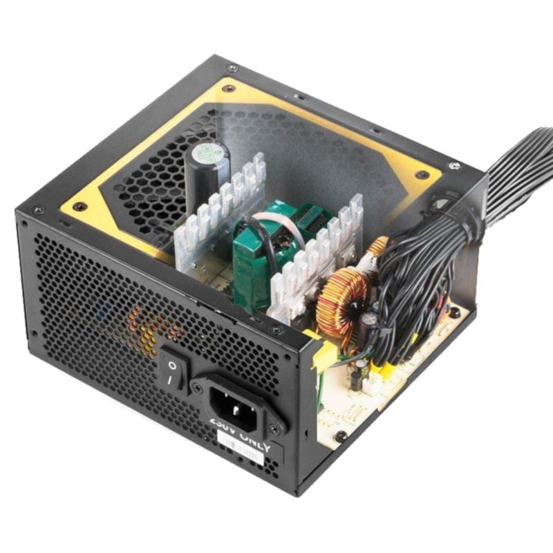 L-LINK Fuente de alimentación para PC, Con Tecnología ATX y potencia de  650W, Certificado RoHS, Ventilador 120mm con control PMW silencioso