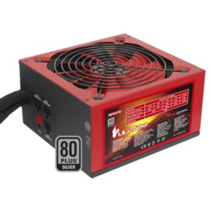 Alimentation 750W Tacens Mars Gaming Vulcano 80 Plus Silver Semi Modulaire Rouge