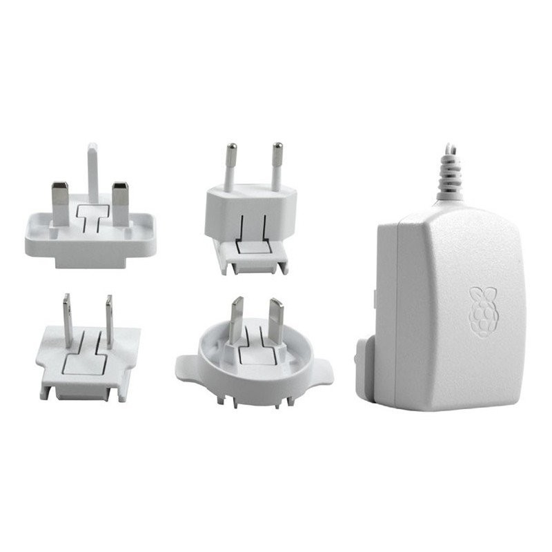 Fonte de Alimentação Raspberry Pi 5.1V 2.5A EU/UK/US/AU T5875DV