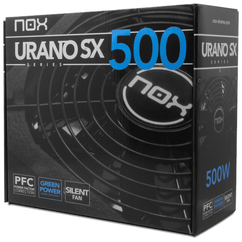Alimentation électrique ATX Nox Urano SX 500W PFC 120 mm - Ítem4