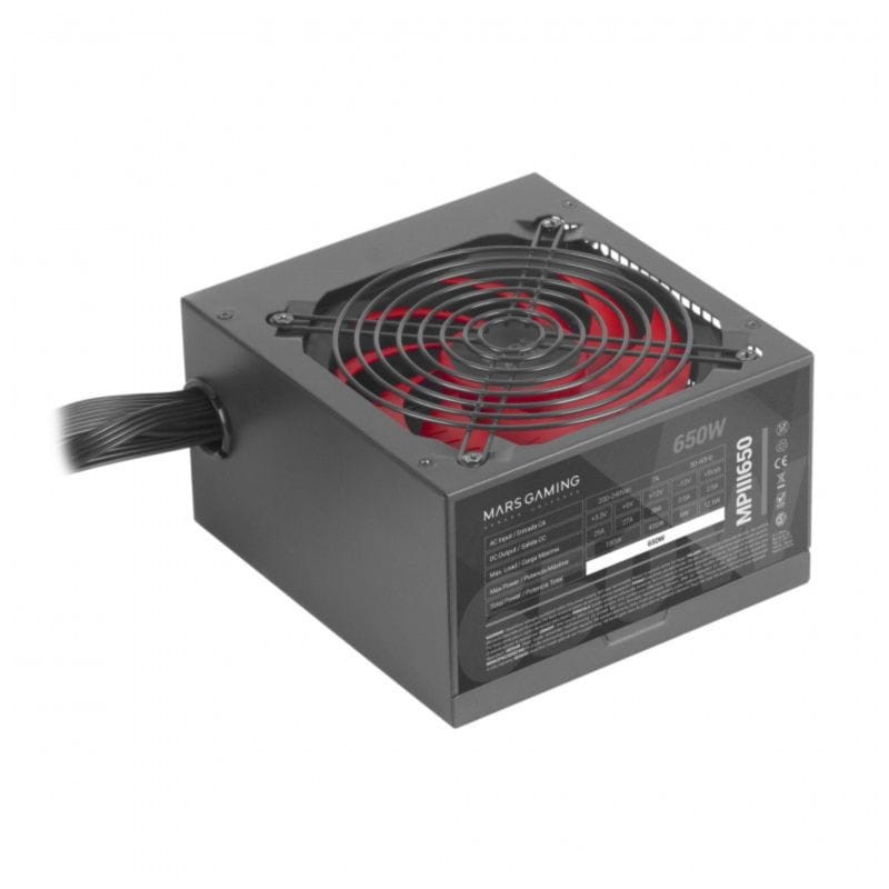 Alimentation Mars Gaming MPIII650 650W Noir - Ítem4