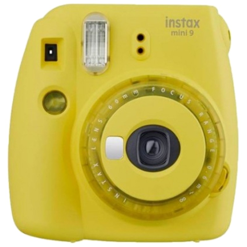 Fujifilm Instax Mini 9 Amarillo Clear - Cámara Instantánea