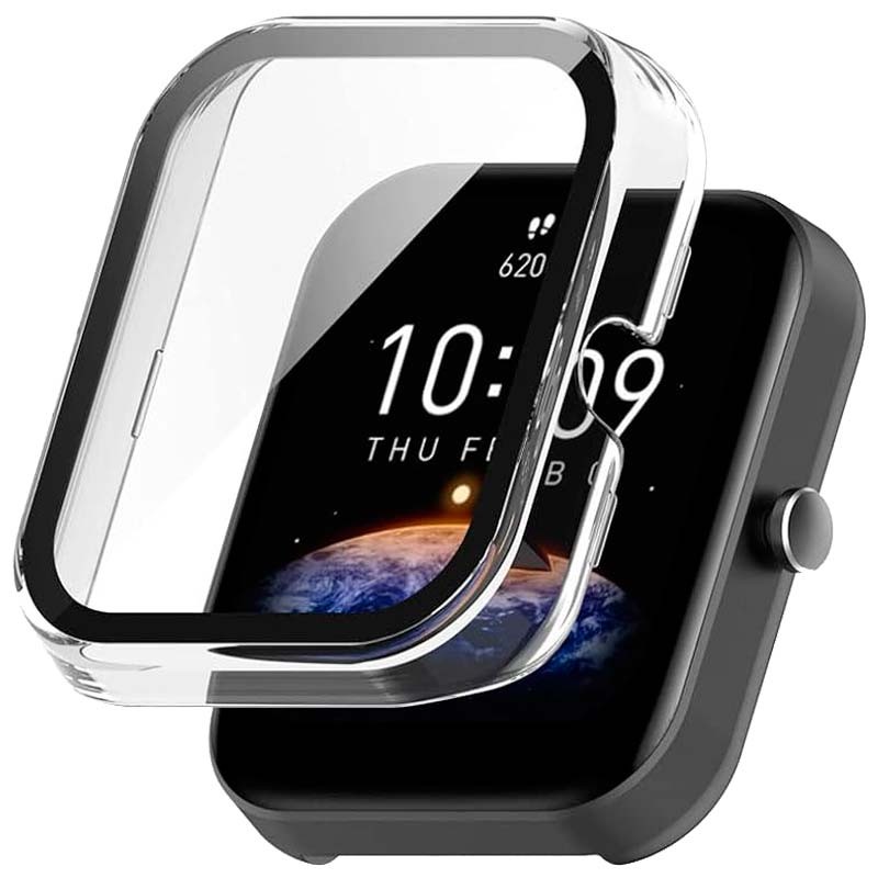 Funda PC + Cristal Templado Amazfit Bip 3 / Bip 3 Pro Transparente - Ítem