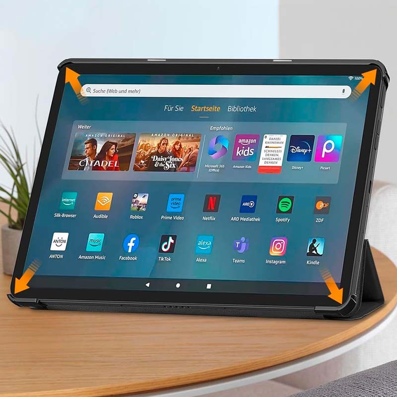 Coque Compatible Noir pour Amazon Fire Max 11 - Ítem4