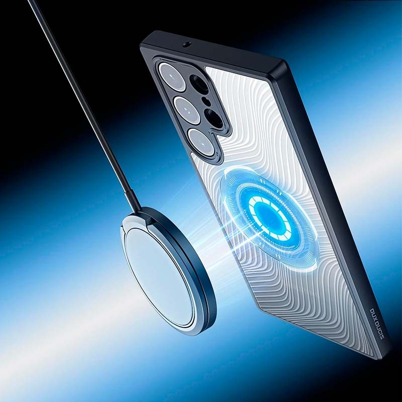 Funda rígida negra Magnetic Anti-Scratch Shell para Samsung Galaxy S23 Ultra - Ítem5