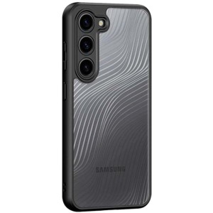 Capa rígida preta Anti-Scratch Shell para Samsung Galaxy S23