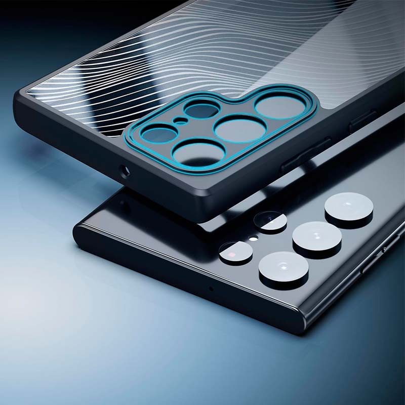 Coque rigide noire Anti-Scratch Shell pour Samsung Galaxy S23 Ultra - Ítem2