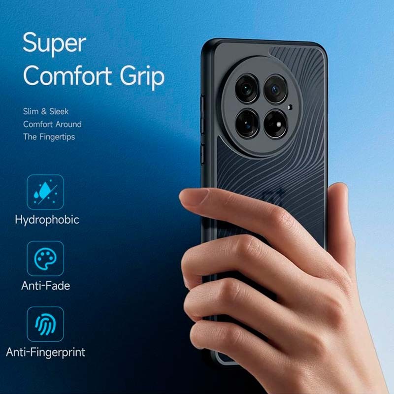 Capa rígida Anti-Scratch Shell Samsung Galaxy S25+ 5G Preto+Transparente - Item1