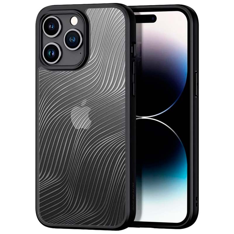 Funda rígida negra Anti-Scratch Shell para iPhone 15 Pro Max - Ítem