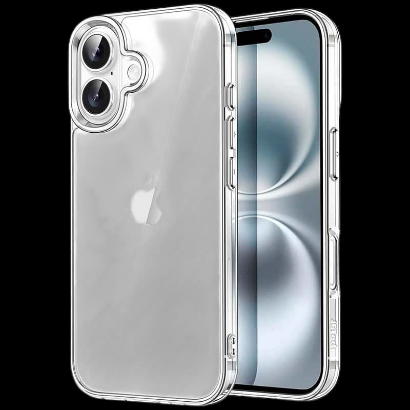 Funda Antigolpes Premium para iPhone 16 Plus 6.7" Acrílico Anti-Amarillo Transparente