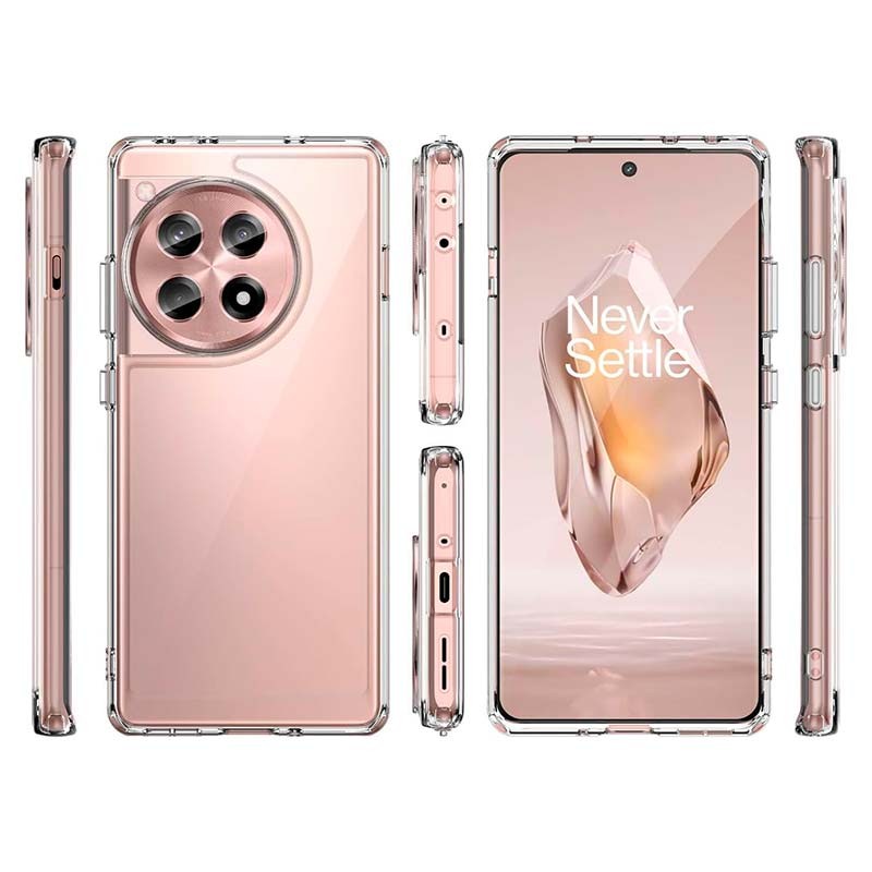 Funda Antigolpes Premium para OnePlus 12R 5G Acrílico Anti-Amarillo Transparente - Ítem1