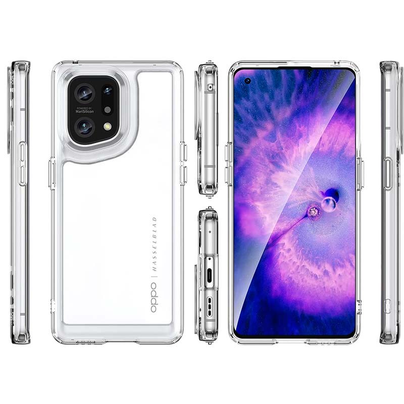 Funda Antigolpes Premium para Oppo Find X5 5G Transparente - Ítem1