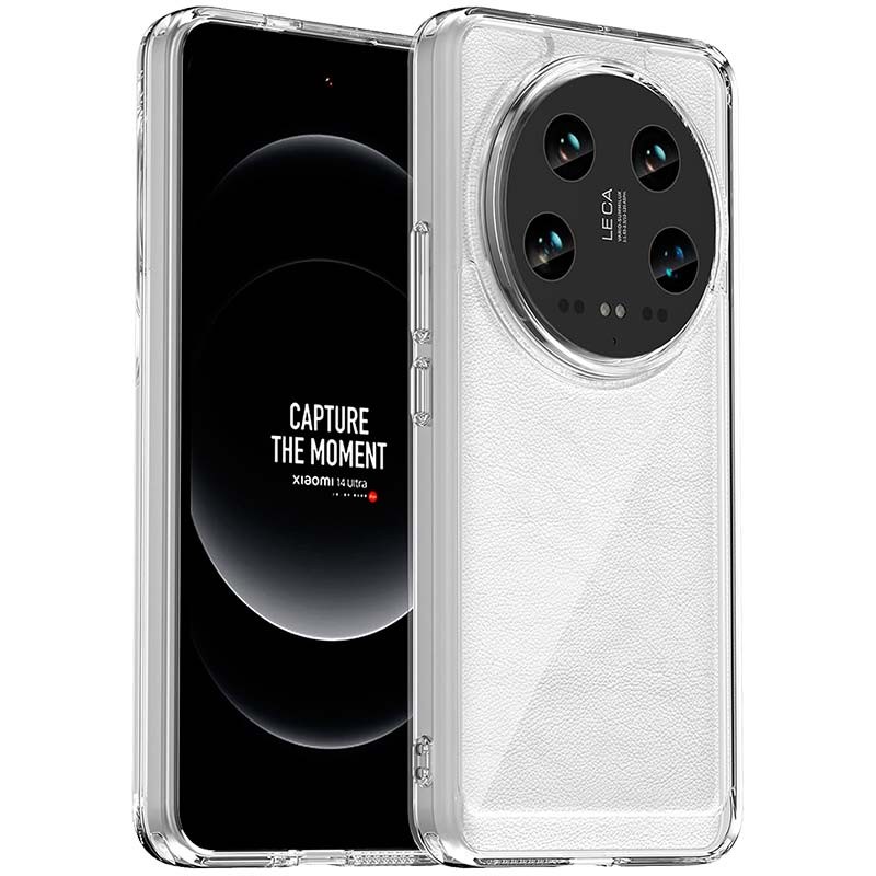 Coque Antichoc Premium pour Xiaomi 14 Ultra 5G Acrylique Anti-Jaunissement Transparent - Ítem