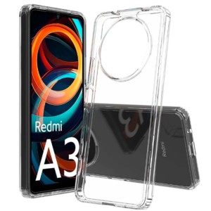 Funda Antigolpes Premium para Xiaomi Redmi A3 / Poco C61 Acrílico Anti-Amarillo Transparente
